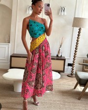 ZIMMERMANN Lulu Asymmetric Midi Dress Size 0