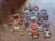 DIXXON FLANNEL TAG/STICKER LOT OF 29