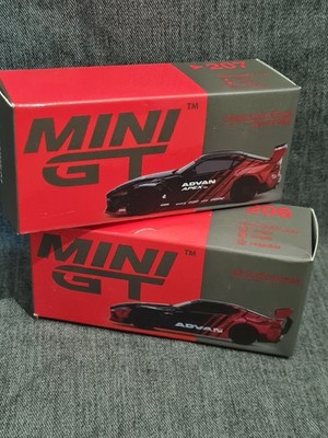 Mini GT 1:64 #06 und #207 Set Toyota Supra GR Advan  Standard und SEMA