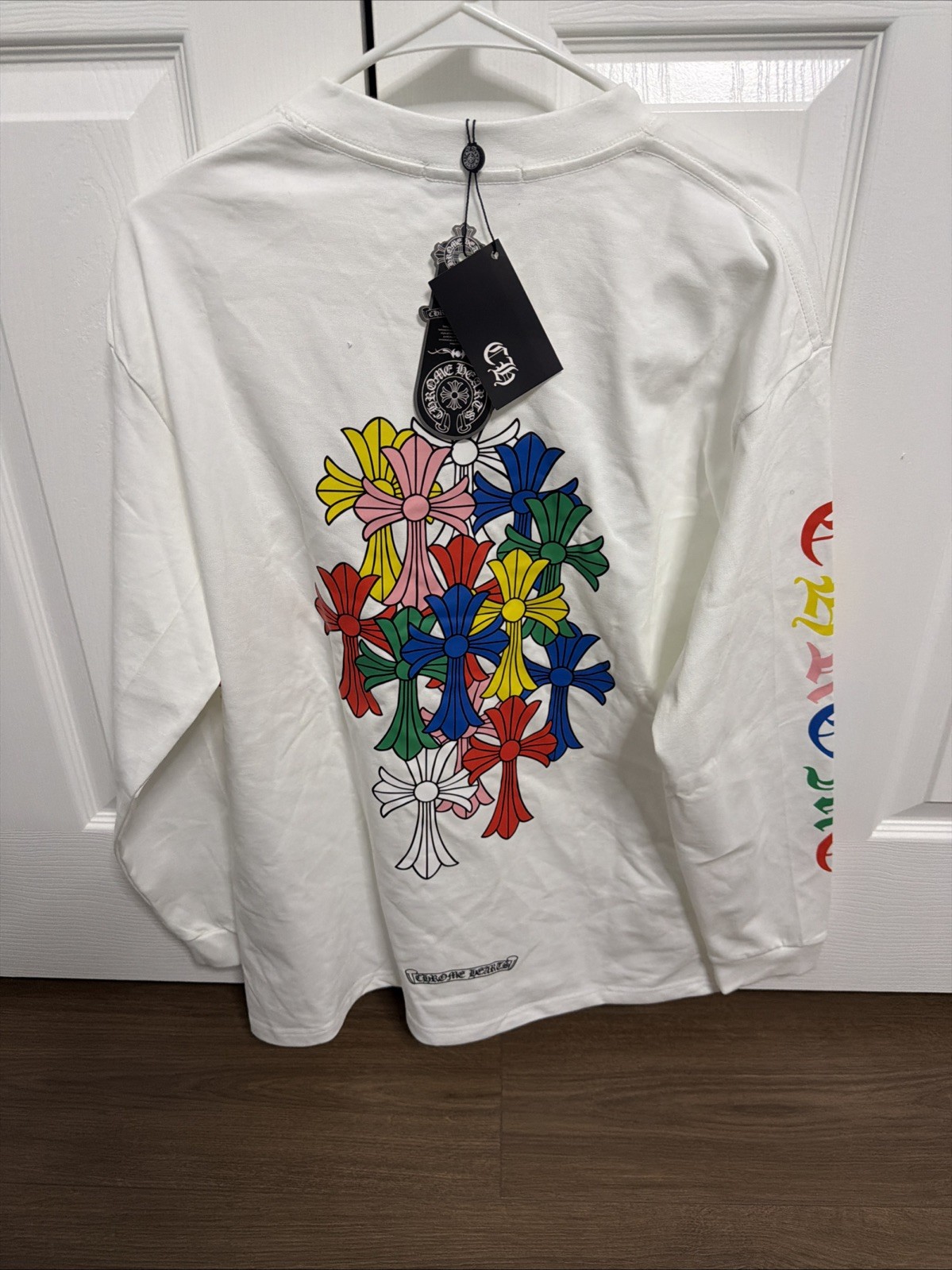 Chrome Hearts White Long Sleeve Shirt Clean Designer Streetwear Fit