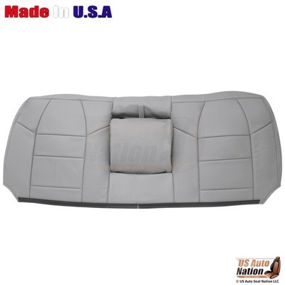 2003-2004 Fits Ford F250 F350 Lariat Leatherette Rear Top Bench Seat Covers Gray