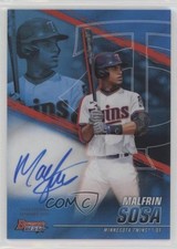 2021 Bowman's Best of Blue Refractor 105/150 Malfrin Sosa #B21-MS Auto 2f9