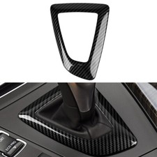 Carbon Fiber Style Gear Shift Knob Panel Cover For Bmw F20 F30 F22 F32 F34 F35