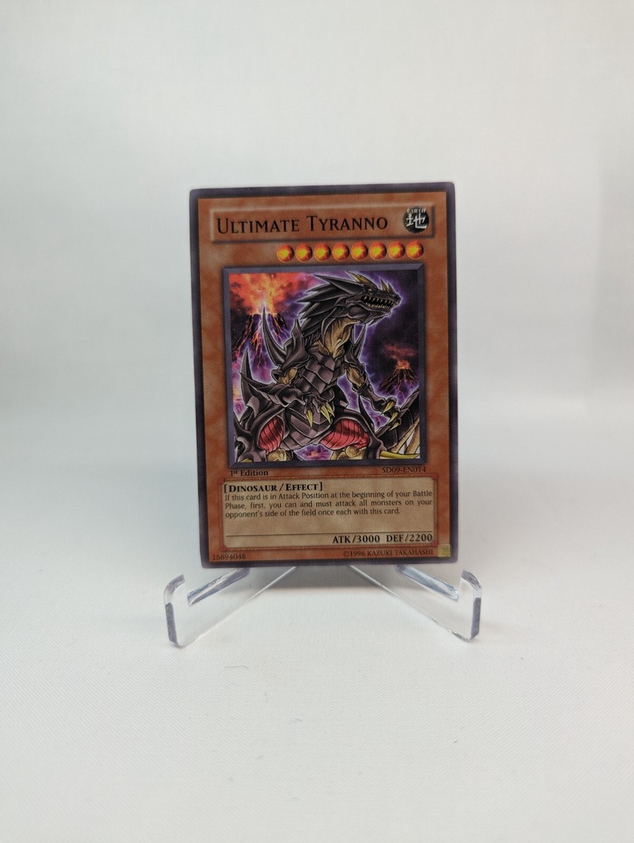 2002 Yu-Gi-Oh TCG ULTIMATE TYRANNO, #SD09-EN014 1ST EDITION, NM+