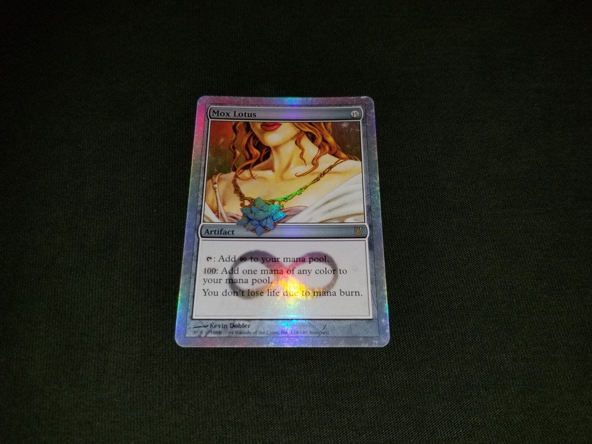 【最安値】MTG　UNH　Mox Lotus　foil　1枚 MOX LOTUS magic UNHINGED ADD UNLIMITED MANA MTG ARTIFACT