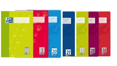 Oxford Schulheft DIN A4 verschiedene Lineaturen  1 3 20 23 24 28 29 38 40