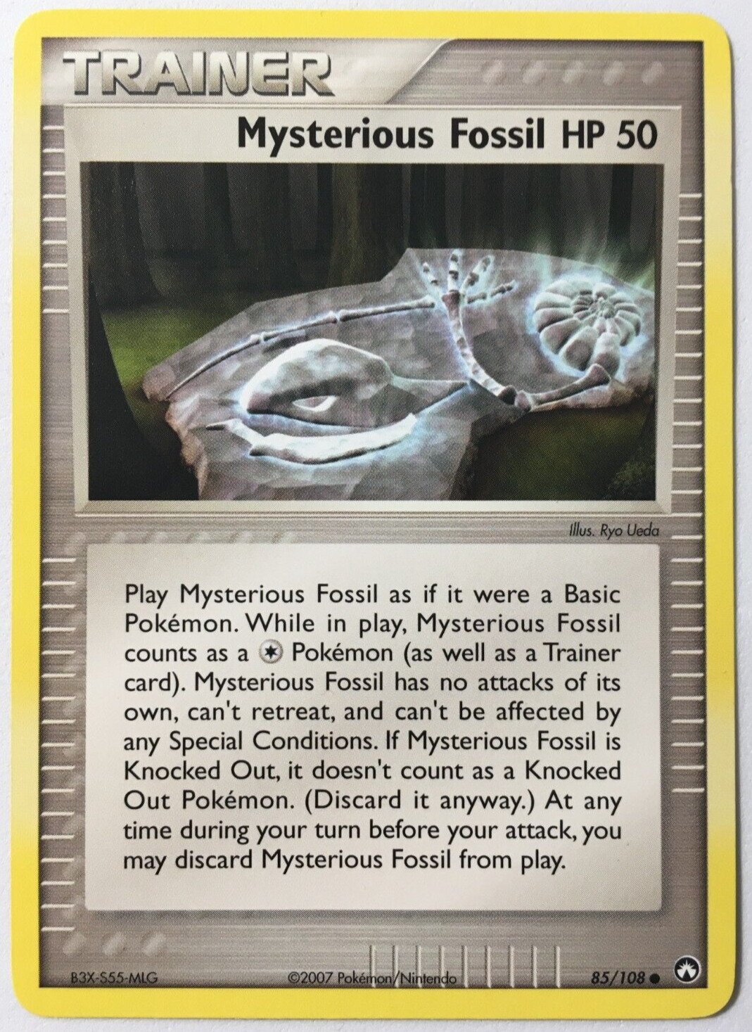POKEMON MYSTERIOUS FOSSIL 85/108 EX POWER KEEPERS COMMON NEAR MINT