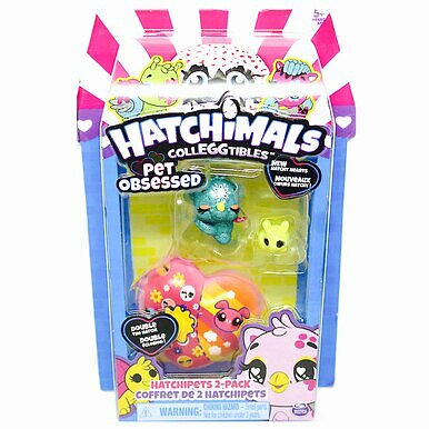 Hatchimals CollEGGtibles Pet Obsessed Rhooby and Bunny Sparkly