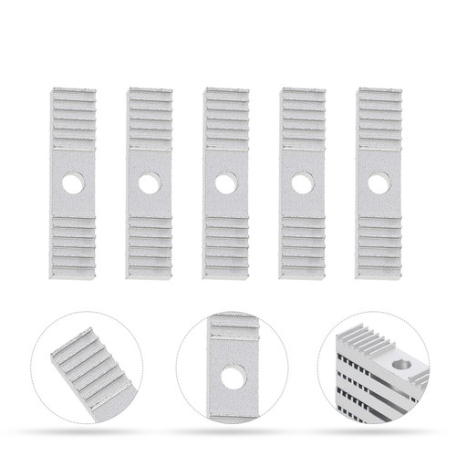 5Pcs 3d Drucker Zubehör Zahnriemenklemme Montageblöcke
