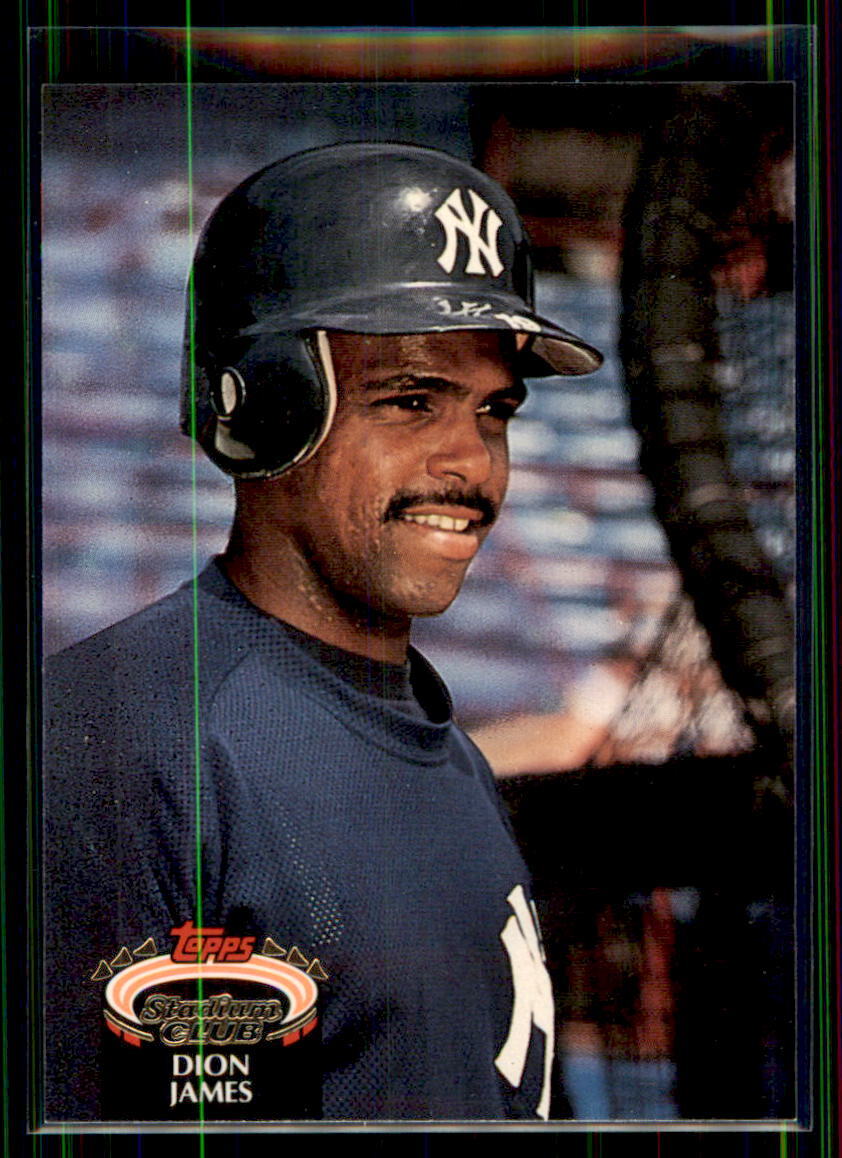 1992 Stadium Club Dion James #884 New York Yankees