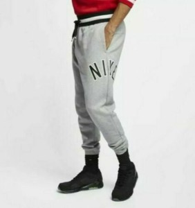 Nike Air Masculino Velo calças Xl Cinza Calça De Moletom Calça De Moletom Academia Casual Calças | eBay
