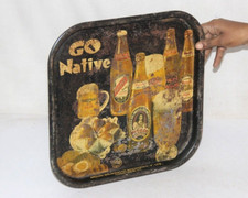 Vecchio Unico Barattolo Vassoio Lito Stampa Mohan Goldwater La Vintage R0