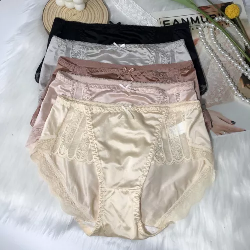 Sexy Womens 5 Packs Lot Satin Panties French Underwear Ladies Briefs Lingeries - Picture 4 of 14