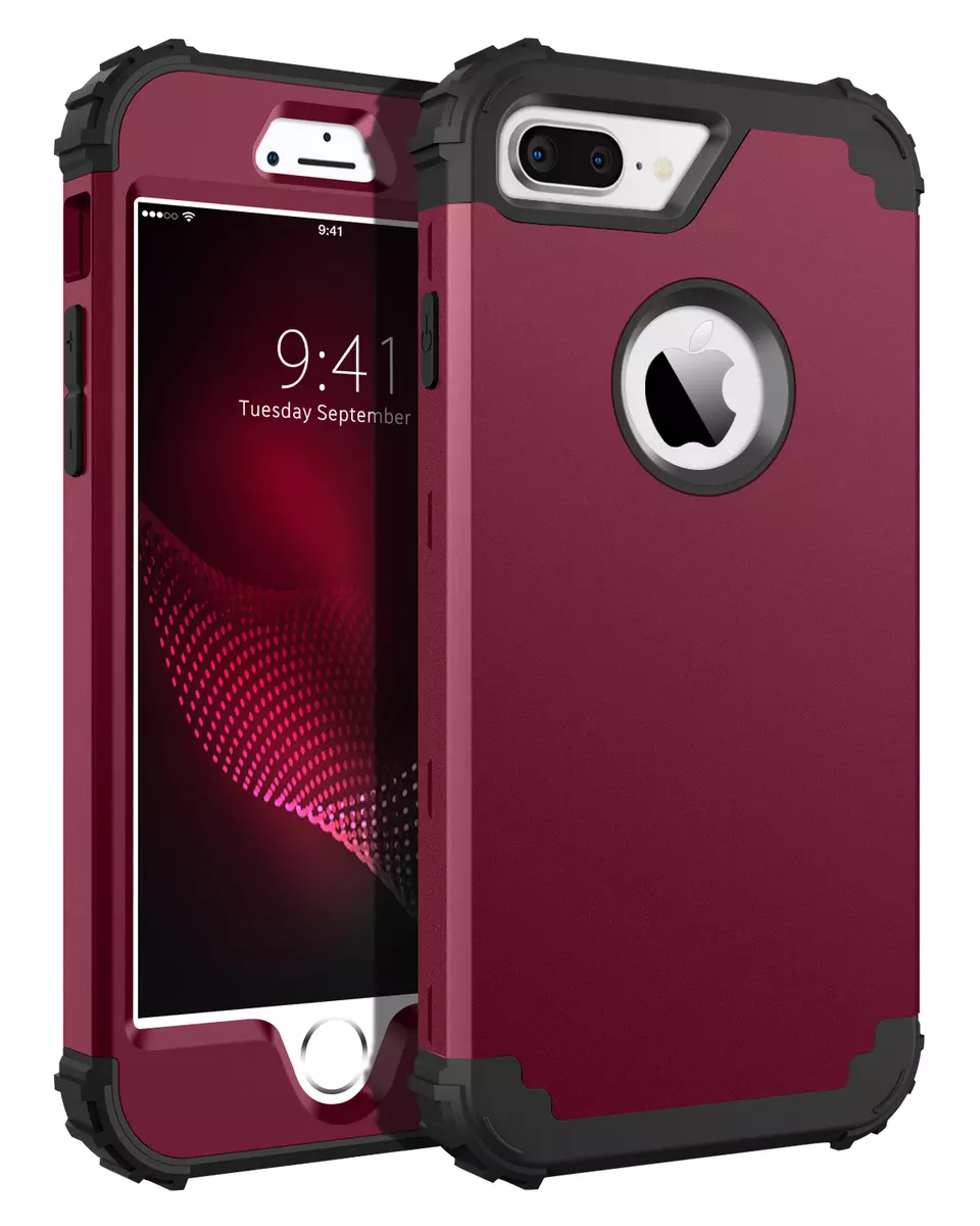 iPhone 7/8 Plus - Red and thin phone case