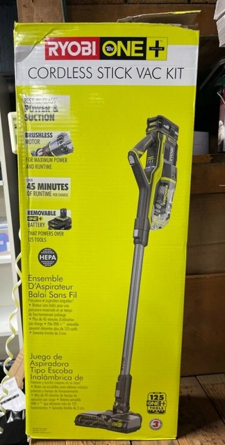 ryobi one cordless stick vac kit