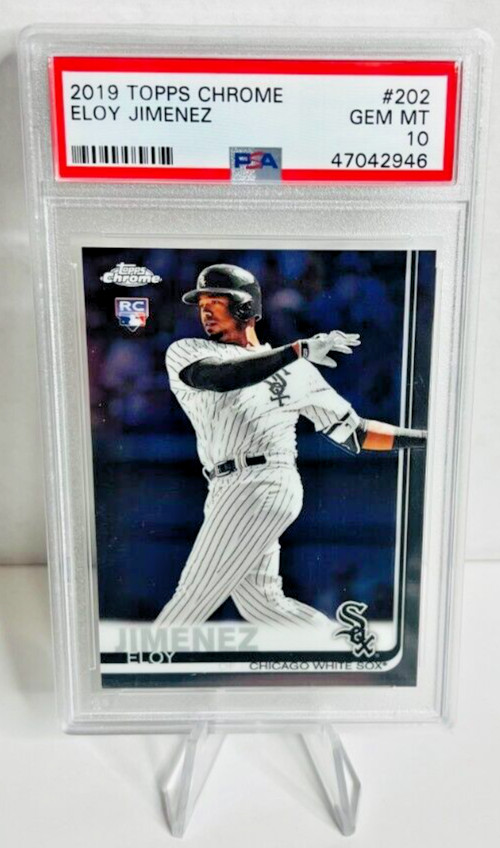 ELOY JIMENEZ 2019 Topps Chrome #202 MLB RC PSA Gem Mint 10 Chicago White Sox