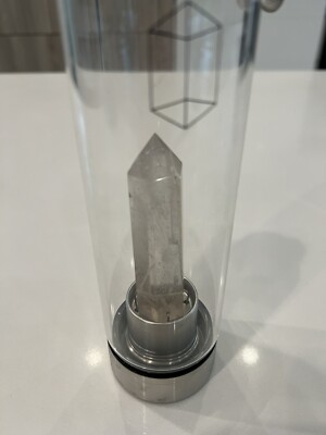 Glacce Smokey Quartz Crystal Infused Water Bottle | eBay