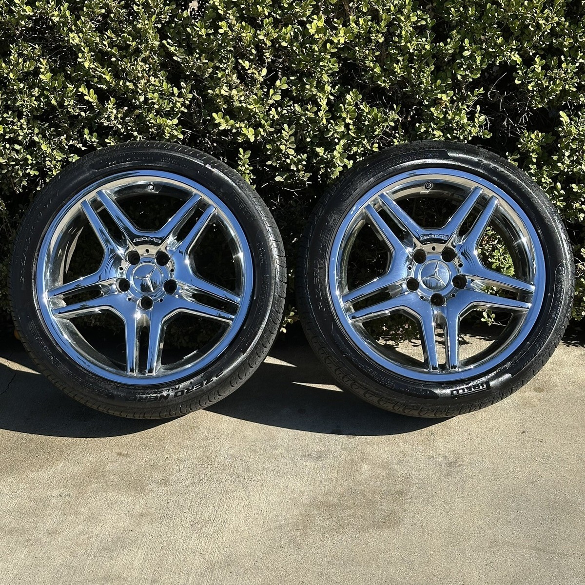 W211 E55AMG 純正18インチ ホイールセット ベンツ Eクラス W211 AMG 純正 18インチ ホイール 4本 ☆ 8/9J-18 112