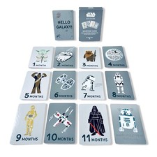 POTTERY BARN BABY Star Wars Milestone Cards 13 First Year Monthly Cards