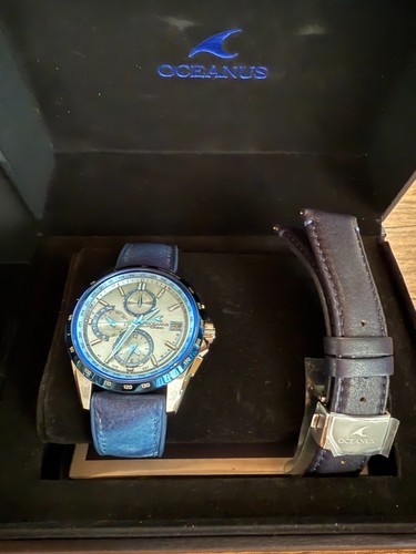 Casio Oceanus OCW-T2600ALB-2AJR INDIGO Men Watch - Picture 2 of 2