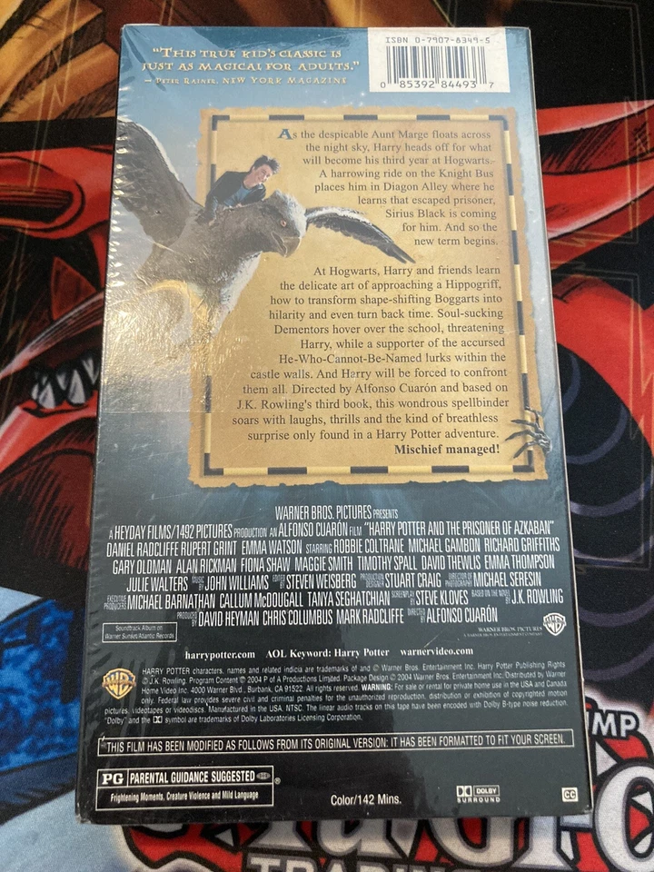 Harry Potter and the Prisoner of Azkaban (VHS, 2004) Brand New, Sealed  - Image 2 of 4