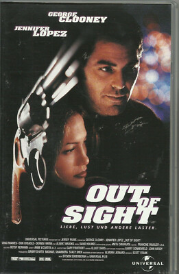 Out of Sight - George Clooney, Jennifer Lopez, Ving Rhames - (VHS Cassette)