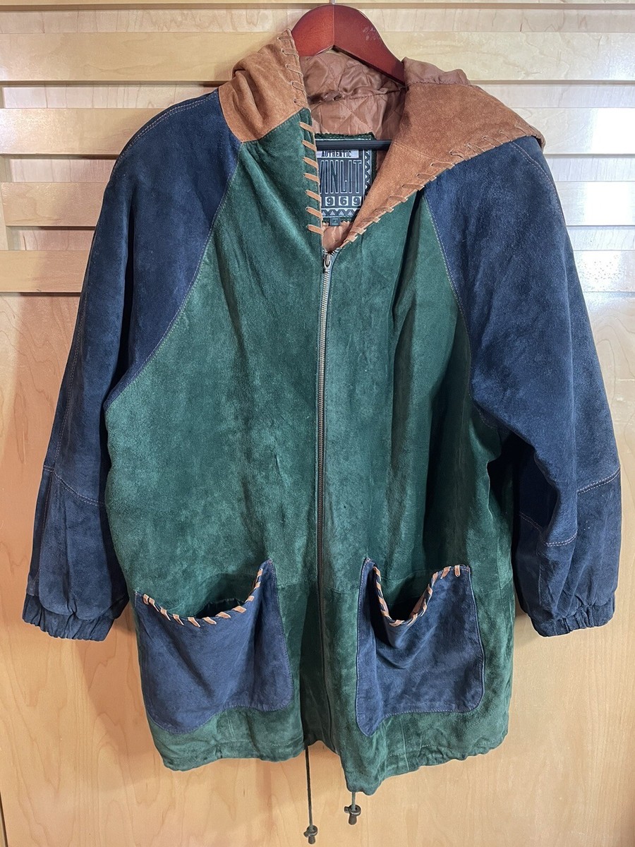 VTG Authentic Winlit 1969 Women's Suede Leather Jacket Sz L