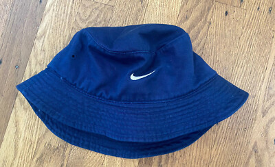 90s NIKE ロゴ刺繍キャップ　スウォッシュ　ネイビー　台湾製　ヴィンテージ 90s NIKE ロゴ刺繍キャップ スウォッシュ ネイビー 台湾製