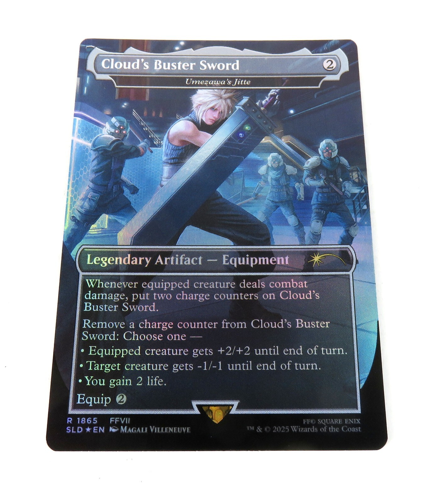 Cloud's Buster Sword Umezawa's Jitte Foil FINAL FANTASY Secret Lair MTG