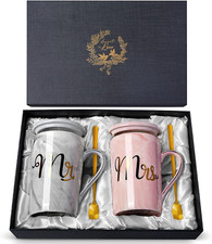 Wedding Gift for Couples - Mr and Mrs Gifts for Bridal Shower Anniversary Eng...
