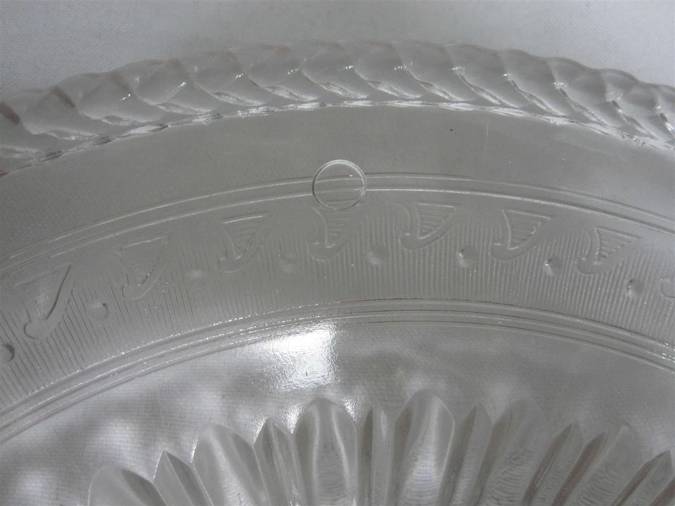 RICHARDS & HARTLEY CUPID AND VENUS TAB HANDLE PLATE ~ ANTIQUE EAPG 10 1/2" - Image 4 of 4