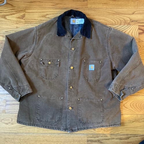 Vintage Carhartt Button Up Chore Jacket 