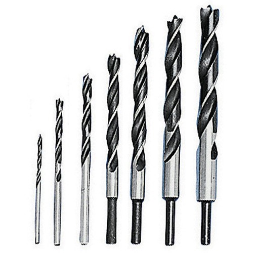 "Juego de brocas de madera Brad Point de 7 piezas 1/8", 3/16", 1/4", 5/16", 3/8", 7/16", 1/2" - Imagen 3 de 3