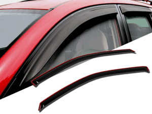 2pcs In Channel Visor Rain Guards Ford Bronco II 1984 1985 1986 1987 1988-1990