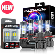 For 2004-2014 Ford F150 LED Headlight Hi/Lo  Fog Light Turn Signal Bulbs Combo