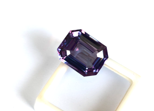 Color Changing Gemstone Loose Gemstone Emerald Cut Natural 20.75 Ct Alexandrite - Picture 3 of 9