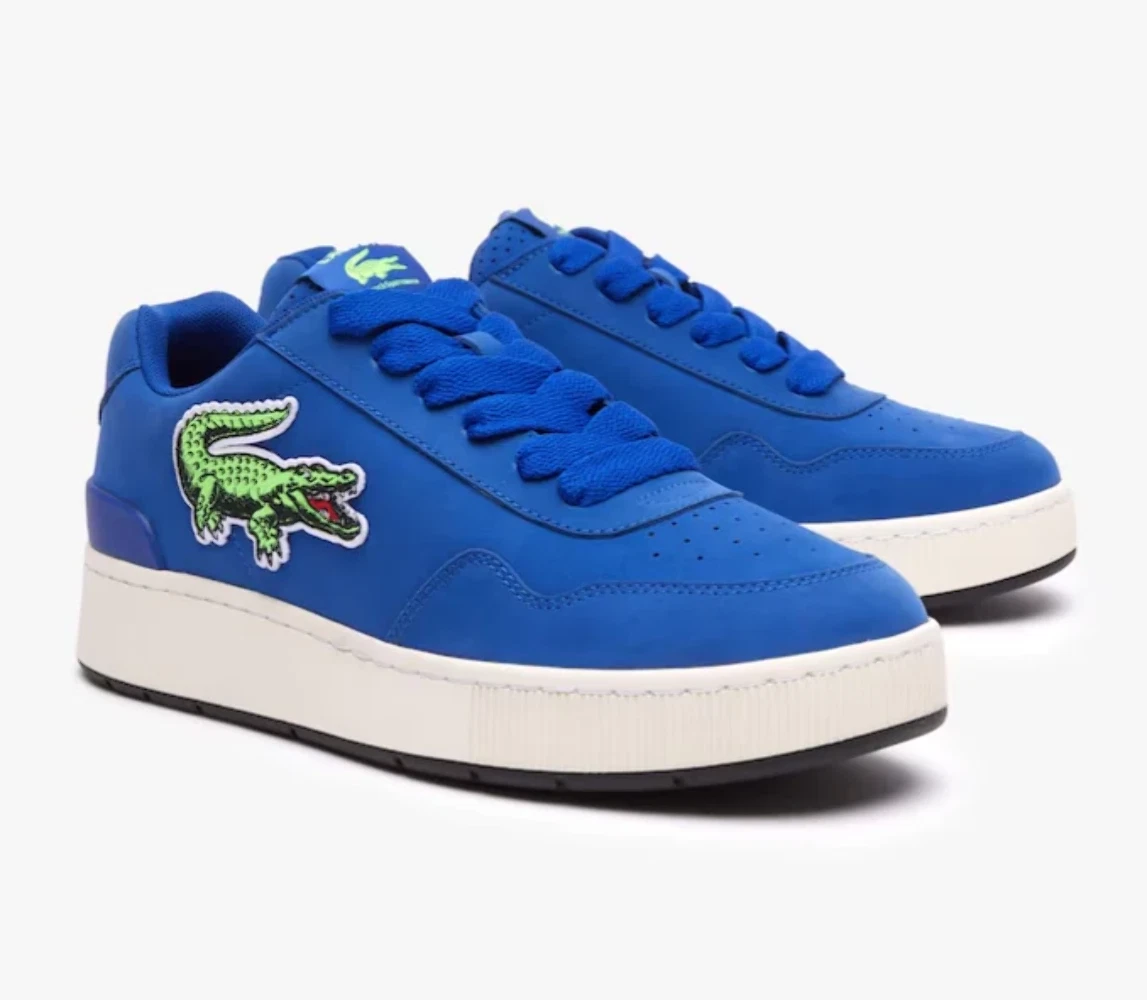 Lacoste leather best sale trainers mens
