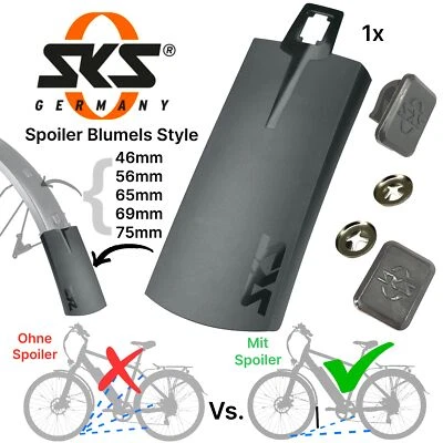 SKS Spoiler Bluemels Style Fahrrad Ebike Spritzschutz Schutzblech Verlängerung