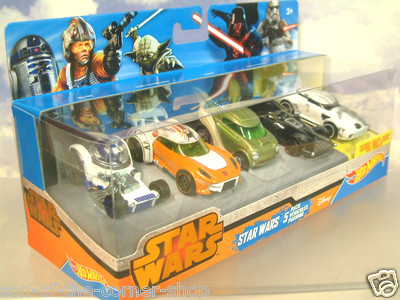 ホットウィール STAR WARS 5台セット 5 PACK MATELL HOT WHEELS STAR WARS R2D2 YODA DARTH VADER SKYWALKER