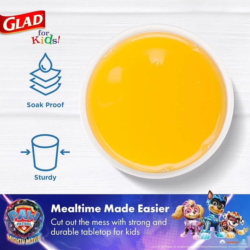 Glad for Kids PAW Patrol Shields Design 9oz tazas de papel 20 unidades - paquete de 24 Foto 2 de 4