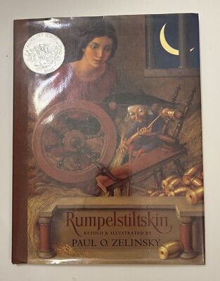 SIGNED! RUMPELSTILTSKIN-Retold & Illustrated by Zelinsky~HCDJ~Caldecott~$2 SHIP