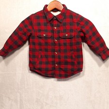 GAP-Toddlers Winter Flannel Jacket Sz. 2 yrs./Red Black Check/Baby Gap/