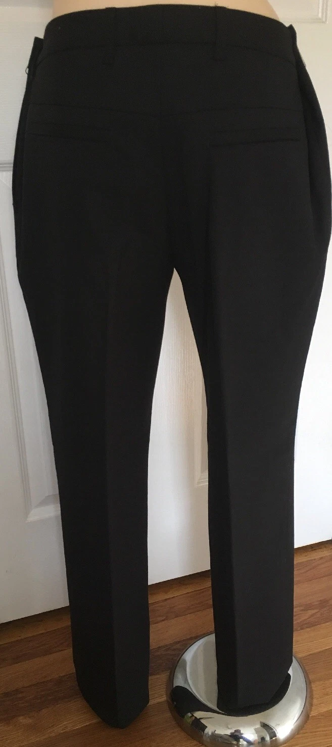 MIU MIU Pantaloni Donna Neri Made In Italy Taglia 44