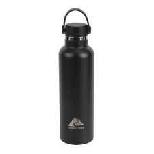 24 oz Double Wall Vacuum Sealed Stainless Steel Water Bottle with Handle, Black