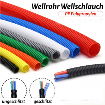 Wellrohr Wellschlauch Marderschutz Kabel Installationsrohr Isolierrohr Leerrohr