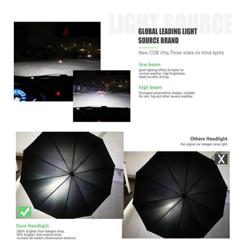 Kit de 4 bombillas de faros LED 9005 H11 haz alto bajo para Chevy Colorado 2015-2024 - Imagen 5 de 12