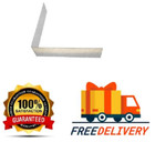 One Bend Lightweight Straps for 4" Square Posts - No Holes for Easy Installation