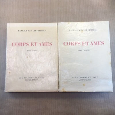 Corps et Âmes Maxence Van Der Meersch 1947 Numéroté Tomes 1 et 2 Médecine Prix - Photo 1/4