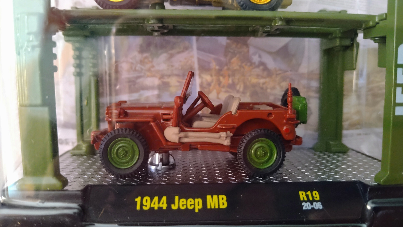 Miniature Willy's Jeep 1944 d'exception M2 Machines Chase en métal injecté - 3