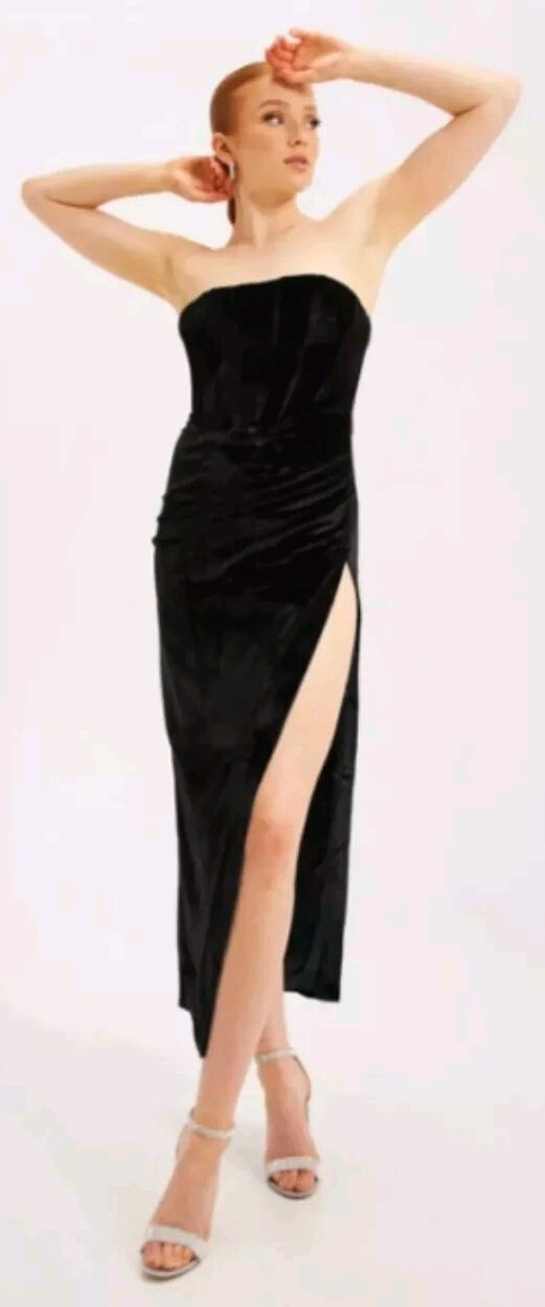 bardot everlasting satin midi dress Everlasting Satin Midi Dress In Chocolate